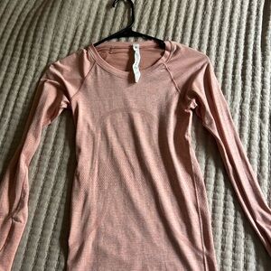 Lululemon pink long sleeve